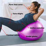 VERPEAK Yoga Ball 65cm (Silver)