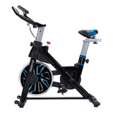 PowerTrain RX-600 Exercise Spin Bike Cardio Cycle - Blue