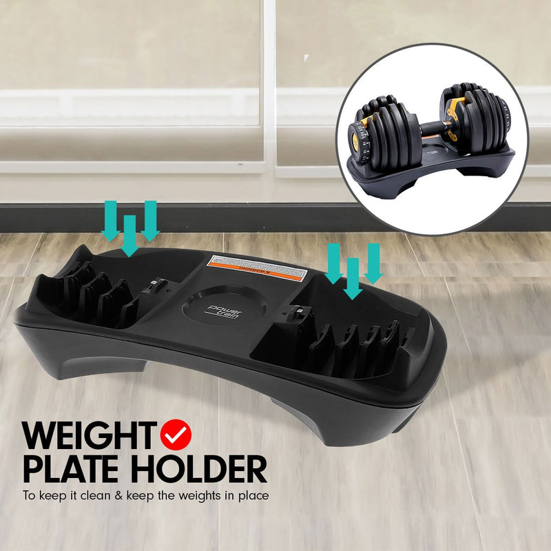 Powertrain 48kg  Adjustable Dumbbell Home Gym Set Gold