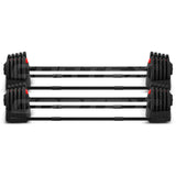 CORTEX Revolock V2 80kg Pair Set Adjustable Steel Dumbbell Barbell All-in-One