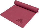 Adidas Premium Yoga Mat 5mm Exercise Training Floor Gym Fitness Pilates - Mystery Ruby