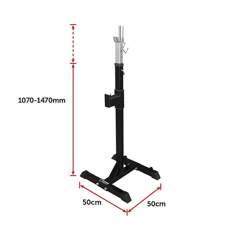 Squat Rack Stand Pair Bench Press Weight Lifting Barbell