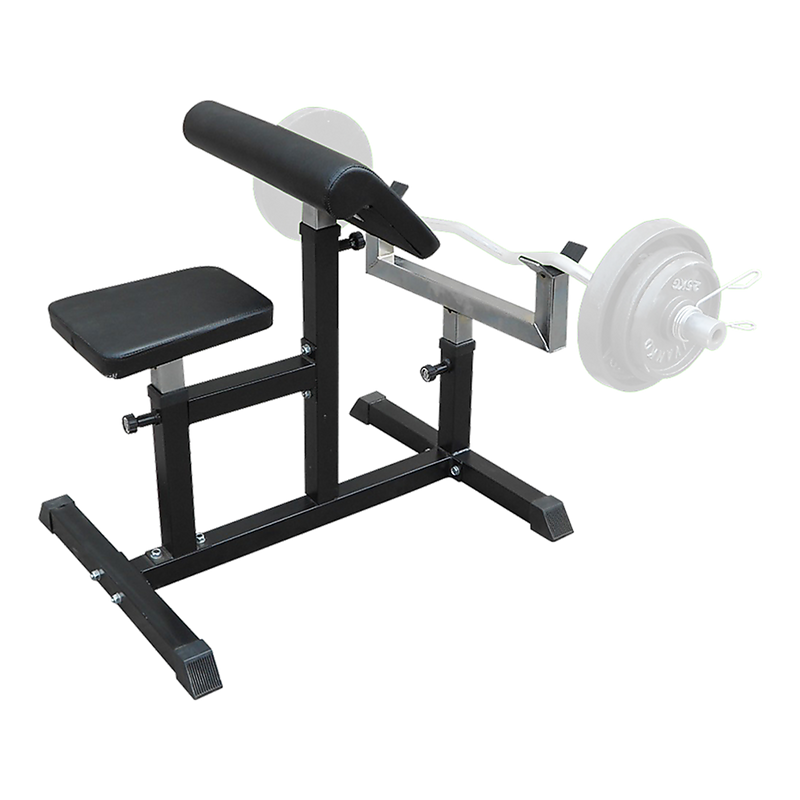 Preacher Curl Bench Weights Commercial Bicep Arms