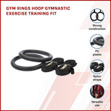 Gym Rings Hoop Gymnastic Exercise Training Fit