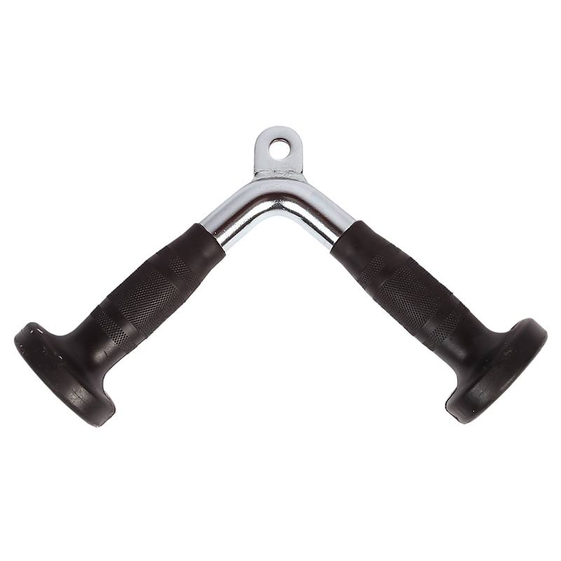 Randy & Travis Rubber-Coated Tricep Pushdown Bar Attachment