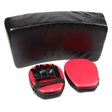 Kicking Boxing Sparring Shield & Punching Pad Mitts Combo