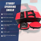 Kicking Boxing Sparring Shield & Punching Pad Mitts Combo