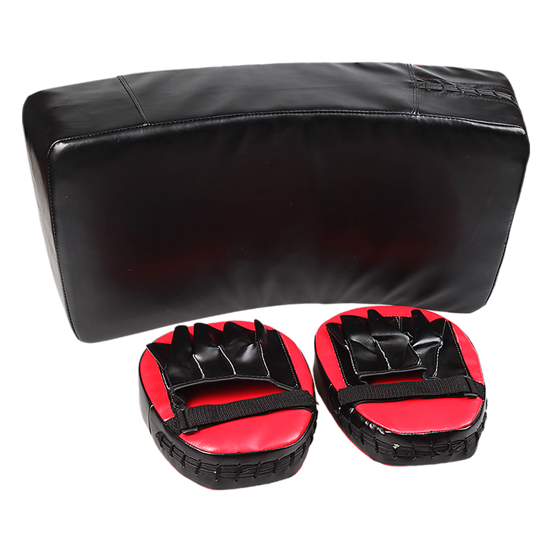 Kicking Boxing Sparring Shield & Punching Pad Mitts Combo