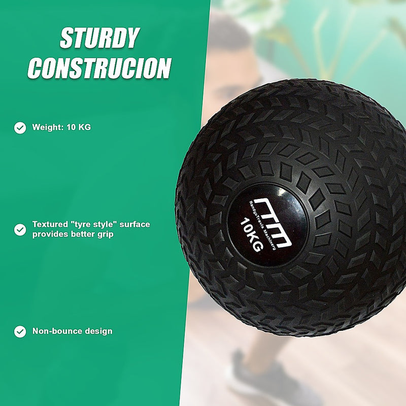 10kg Tyre Thread Slam Ball Dead Ball Medicine Ball for Gym Fitness