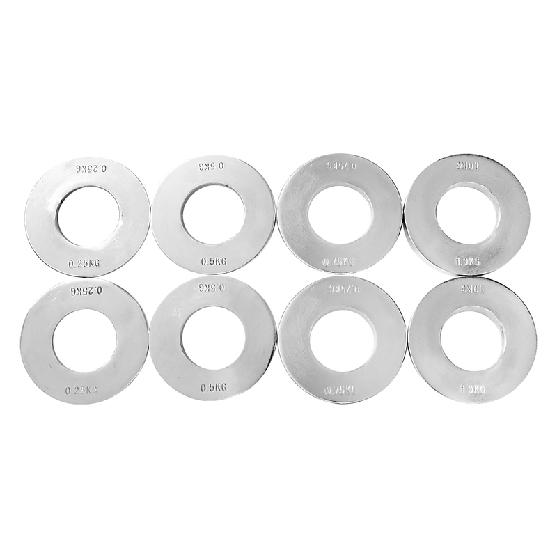 Chrome Metric Fractional Olympic Weight Plates 0.25 - 1.0kg