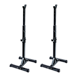 Pair of Adjustable Squat Rack Sturdy Steel Barbell Bench Press Stands GYM/HOME