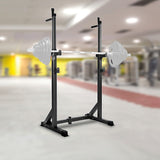 Commercial Squat Rack Adjustable Pair Fitness Exercise Weight Lifting Gym Barbell Stand