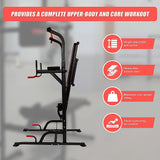 Power Tower Pull Up Weight Bench Dip Multi Station Chin Up Home Gym Equipment