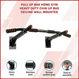 Pull Up Bar Home Gym Heavy Duty Chin Up Bar Ceiling Wall Mounted