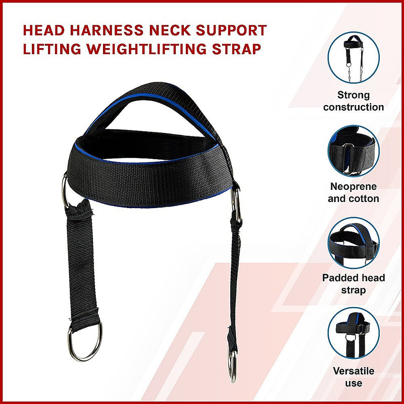 Head Harness Neck Support Lifting Weightlifting Strap